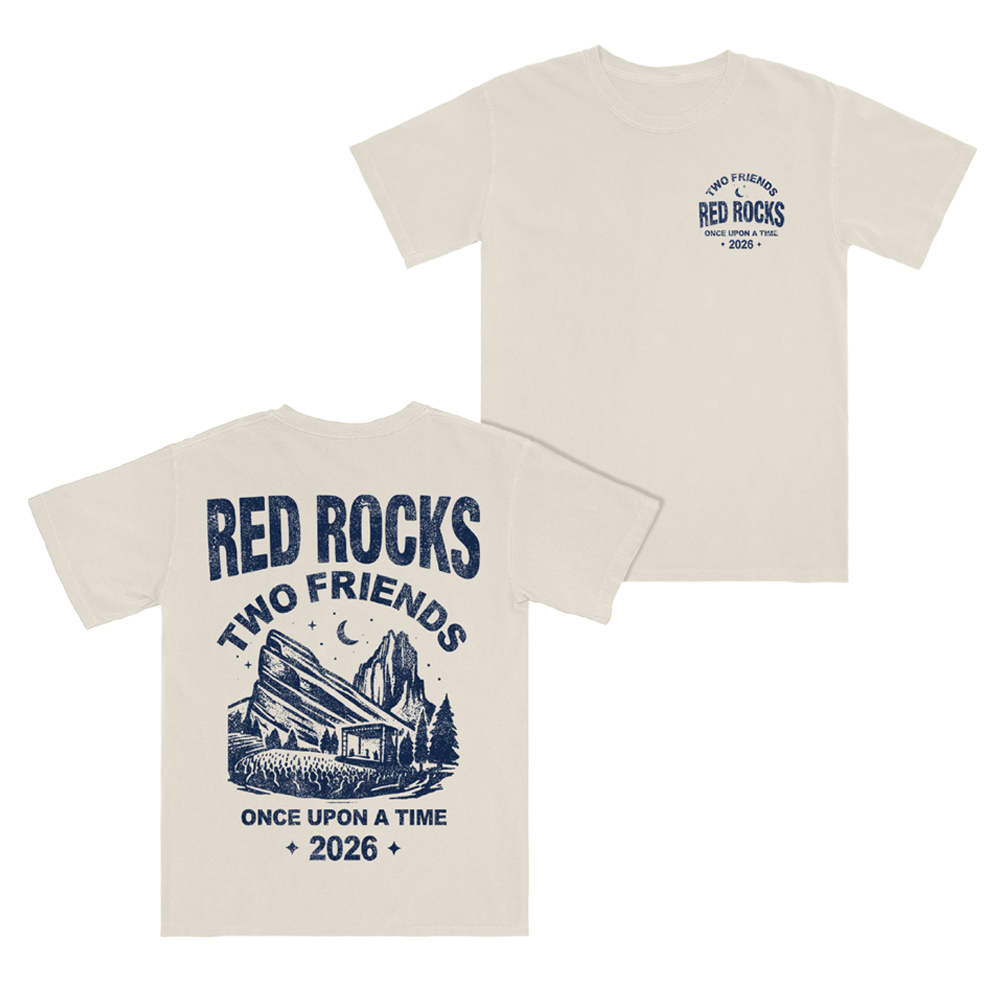 Red Rocks 26 Cream Tee – Two Friends