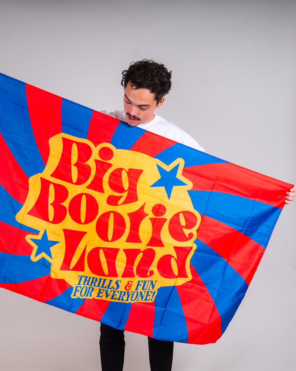 Retro Big Bootie Land Flag – Two Friends Music