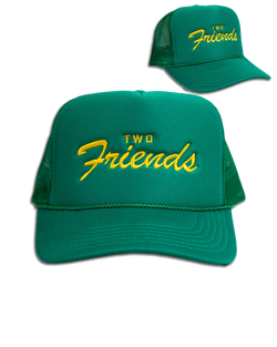 Two Friends Trucker Hat (Green)
