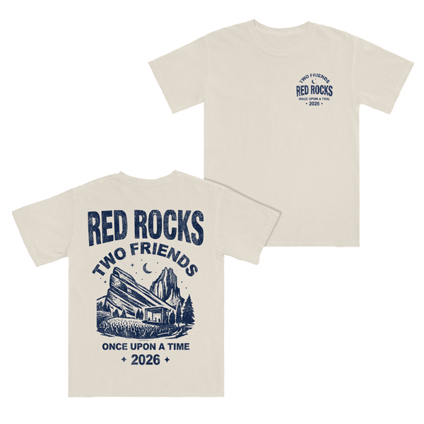 Red Rocks 26 Cream Tee – Two Friends